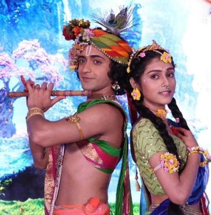 radha krishna serial images cast