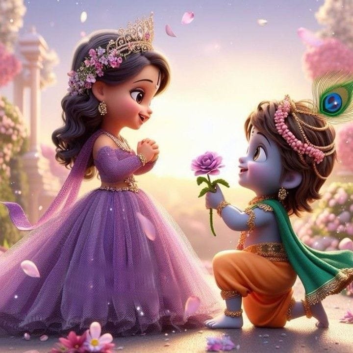 best radha krishna dp for whatsapp