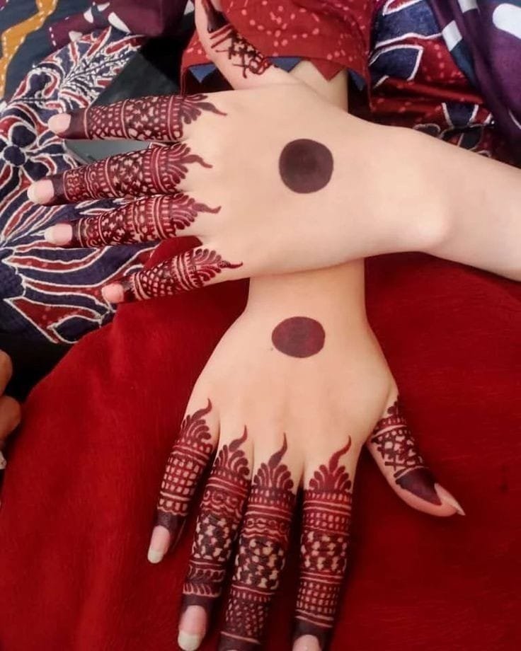 mehndi design easy and beautiful back hand