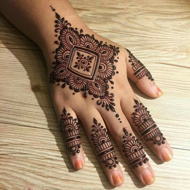 easy mehandi design