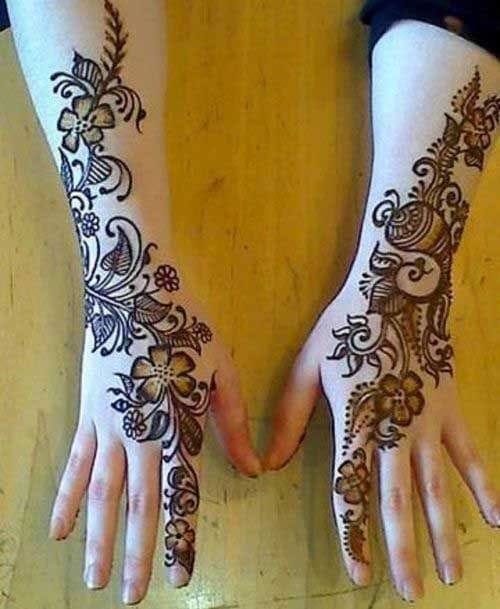 stylish mehandi design