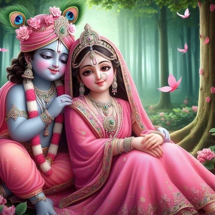 radha krishna dp cute baby