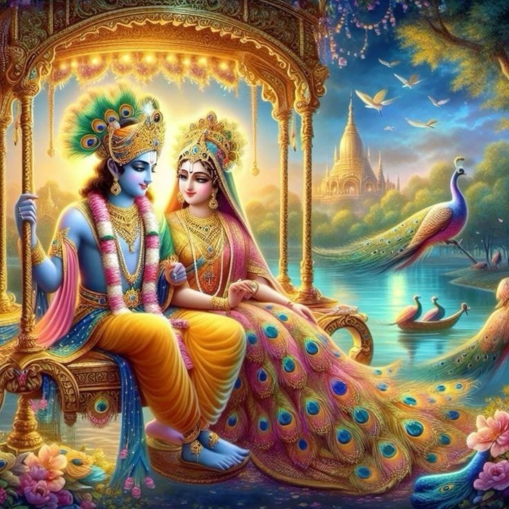 radha krishna dp couple