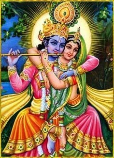 radha krishna cute drawing