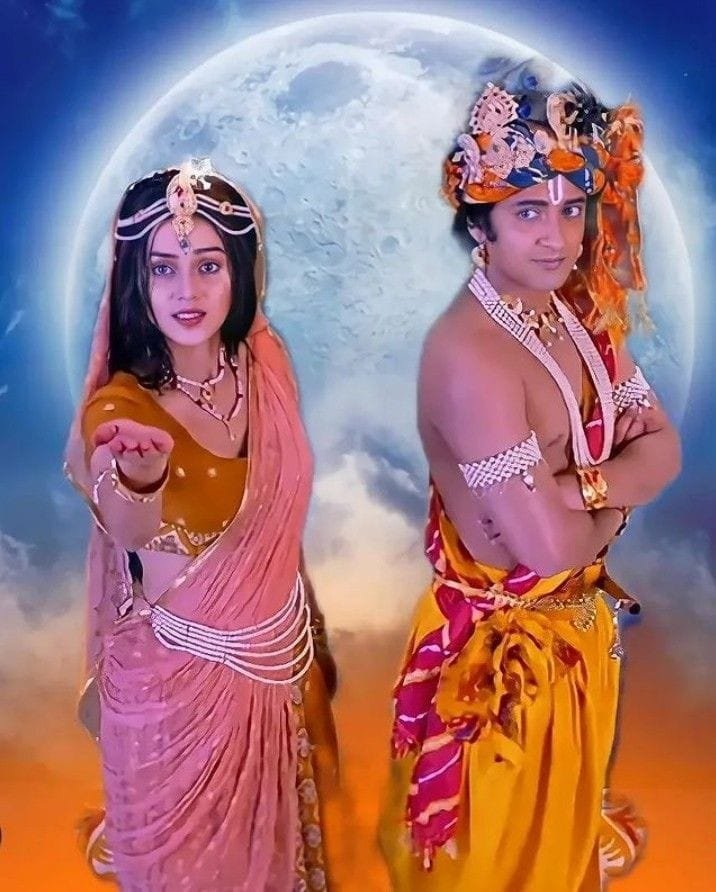 radha krishna serial images cast