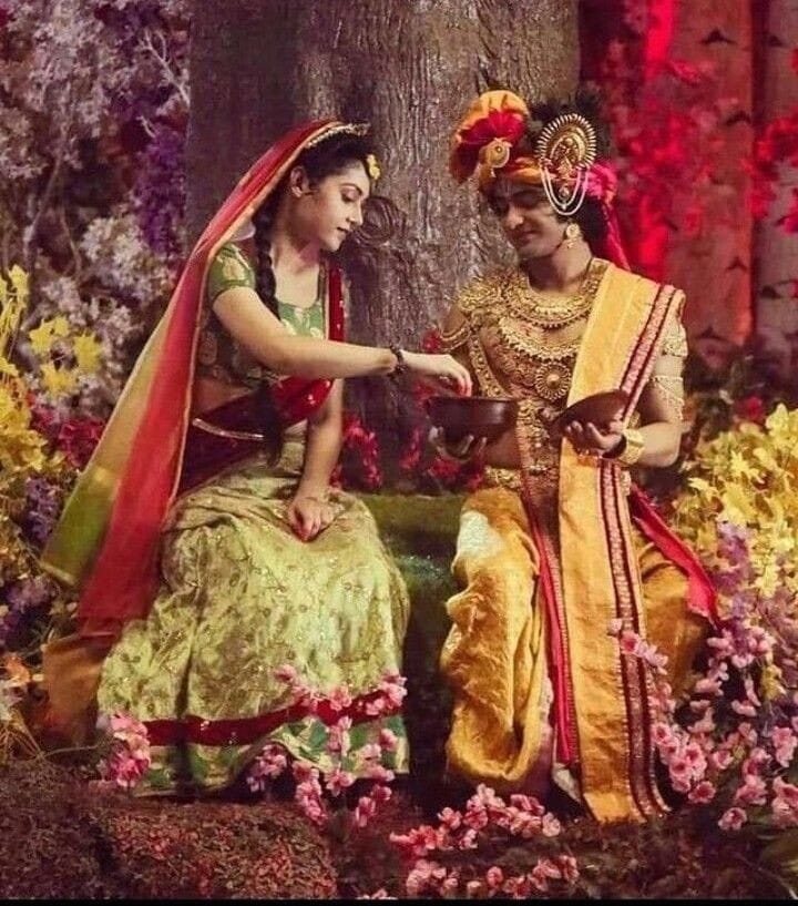 krishna and radha serial images