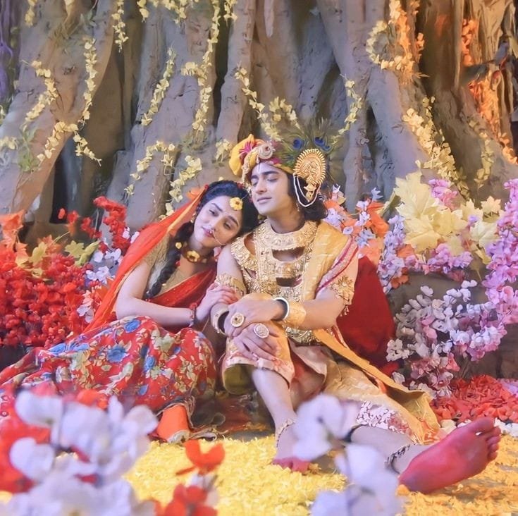 beautiful radha krishna serial images