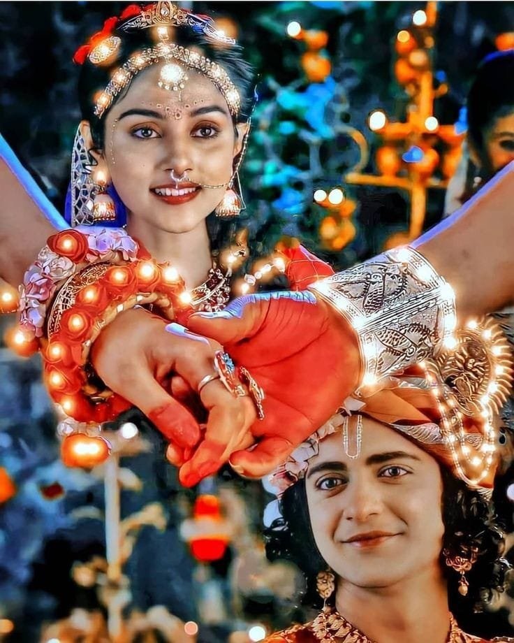 radha krishna serial images cast