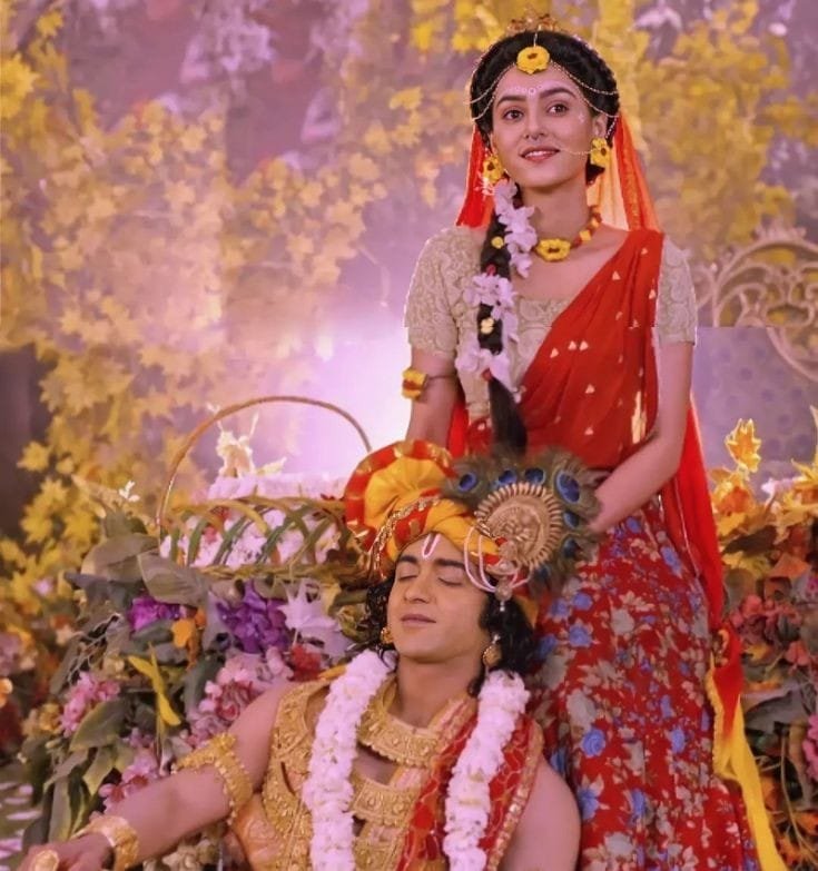 radha krishna serial time