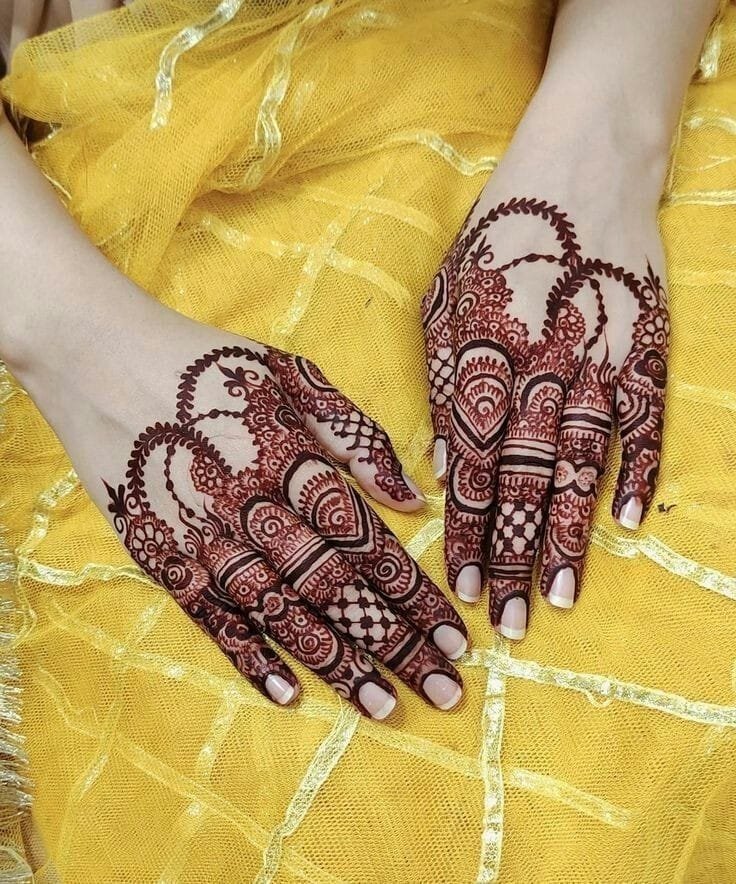 bridal mehandi design