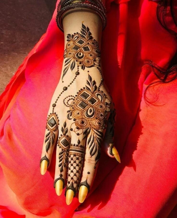 back mehandi design