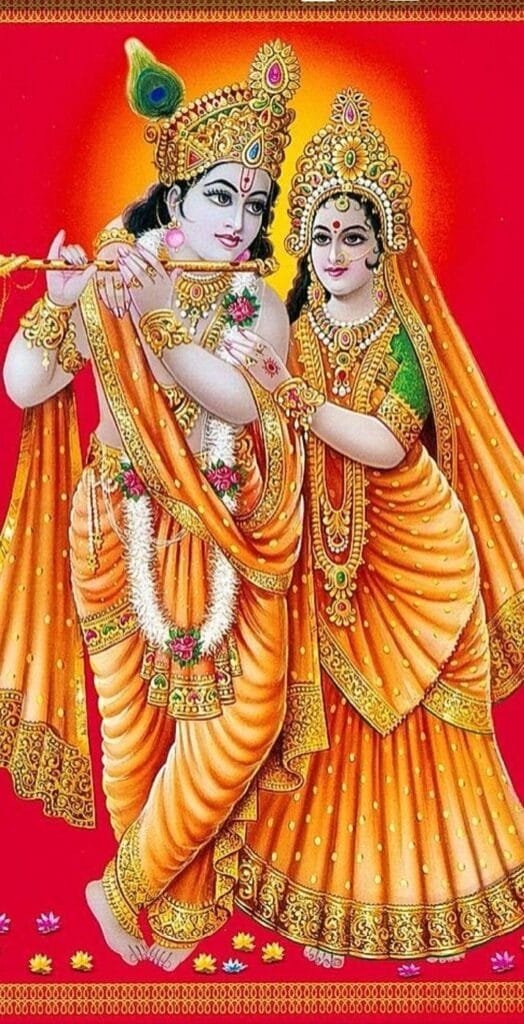 radha krishna image good night