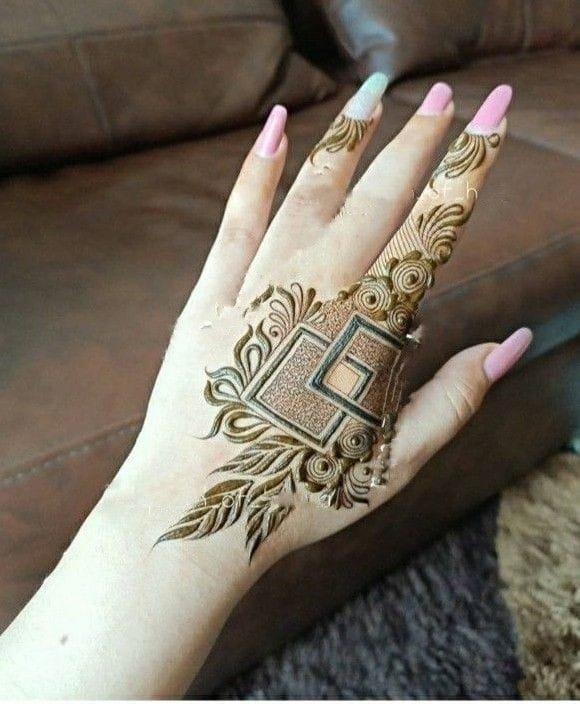 mehandi design simple and easy