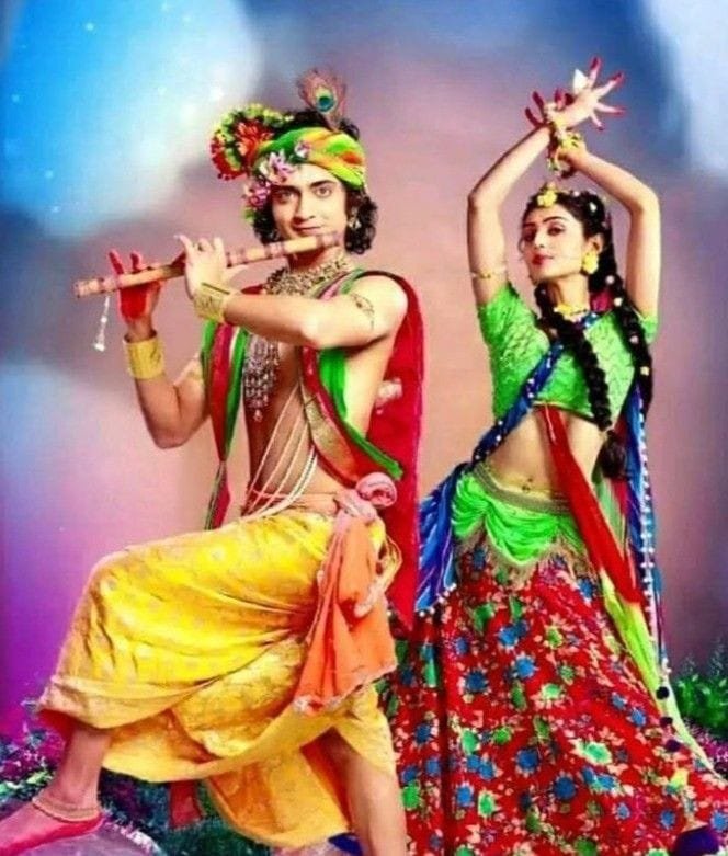 radha krishna serial images full screen