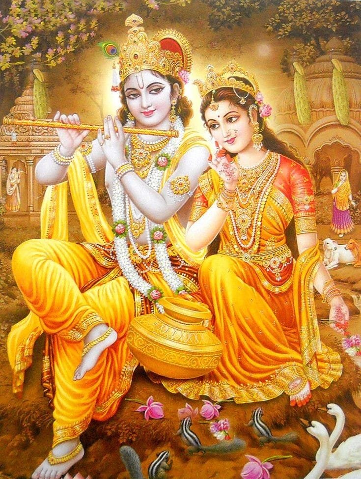 about radha krishna love