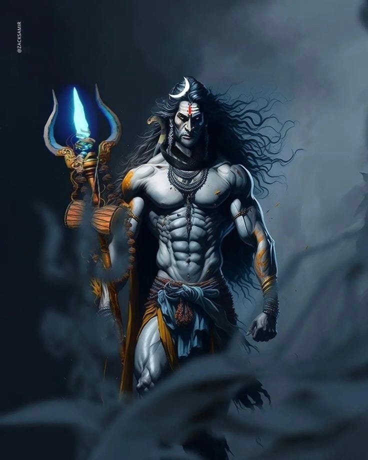 shiva images dark