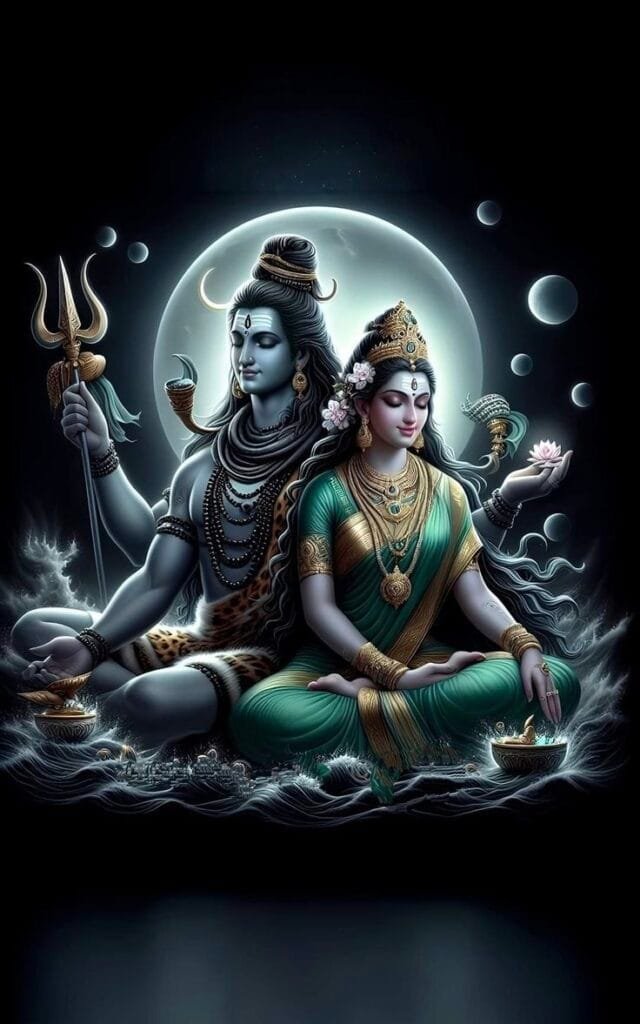 shiv parvati images love dp