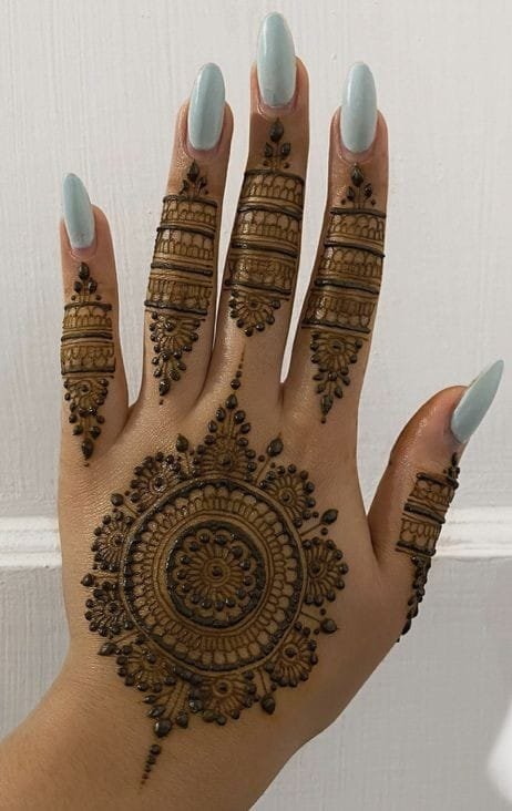 a name mehndi design