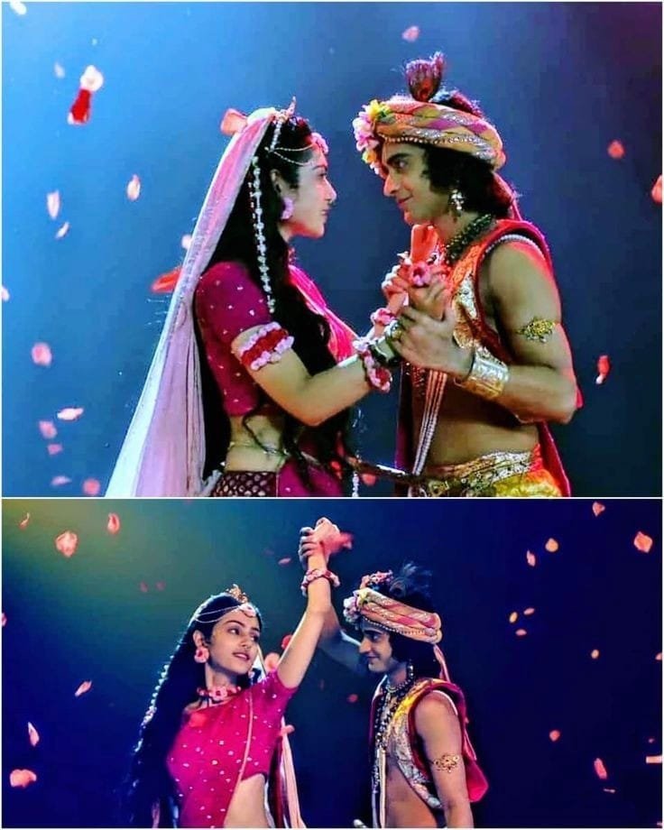 beautiful radha krishna serial images