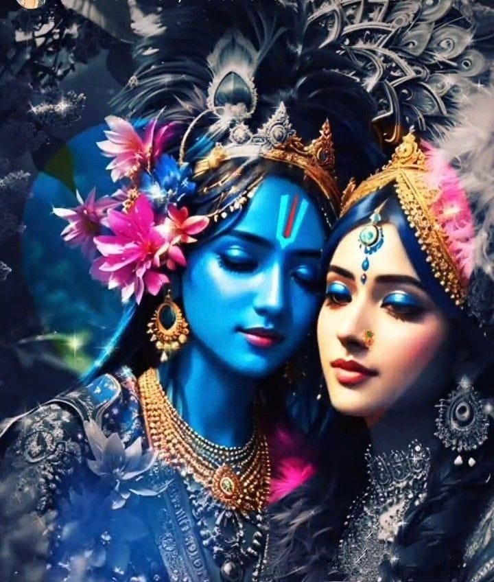 radha krishna cute pic dp