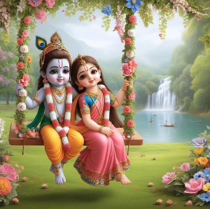 radha krishna attitude dp