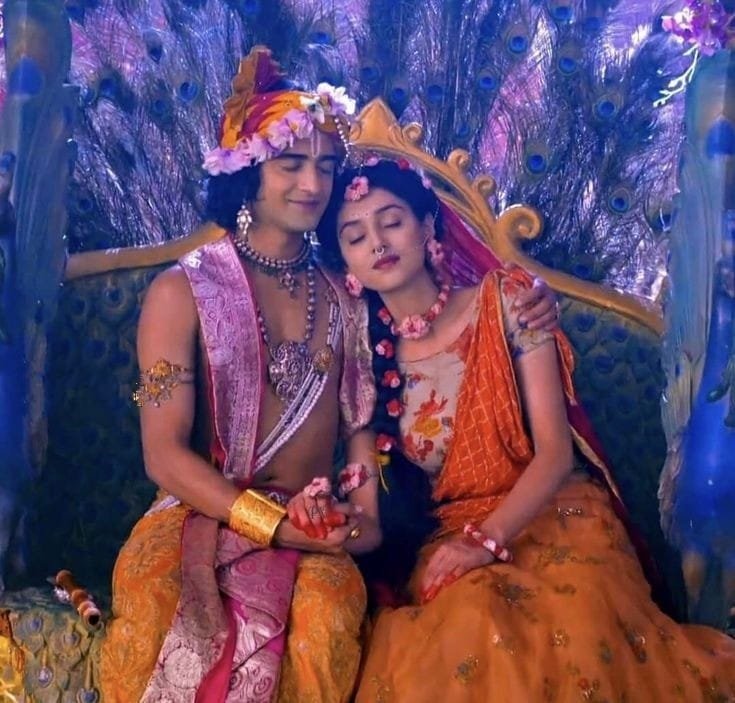 holi images of radha krishna serial