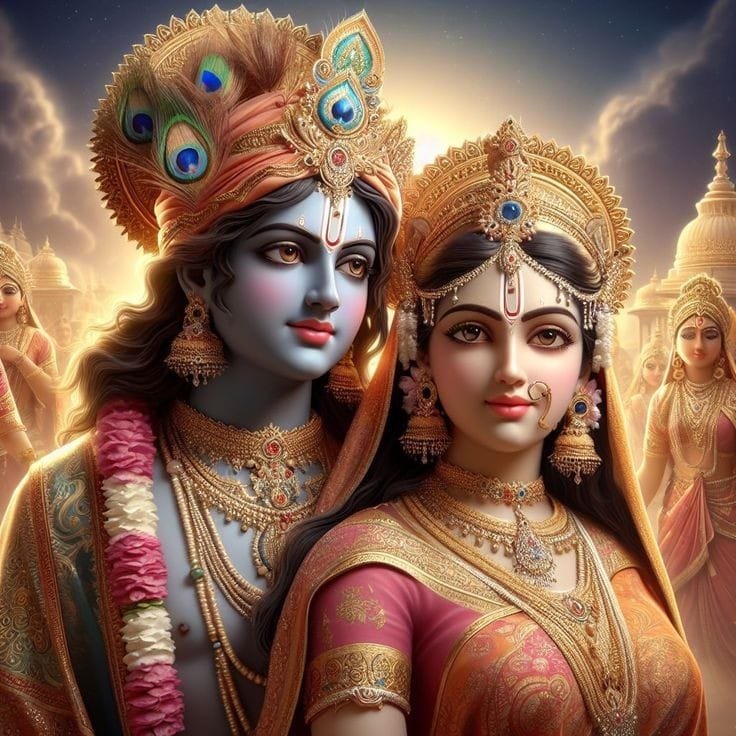 krishna and radha dp