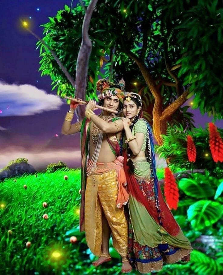 beautiful radha krishna serial images