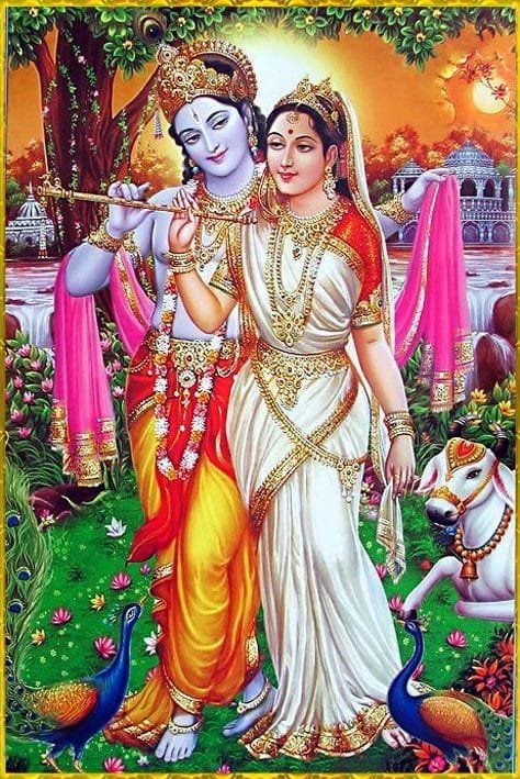 radha krishna image black and white