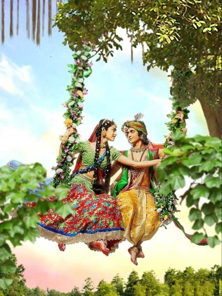 radha krishna serial images full screen