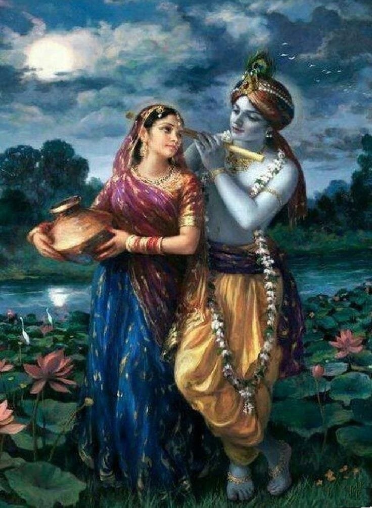 radha krishna photo ai