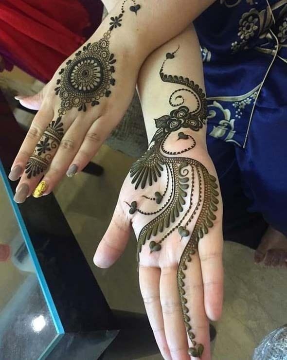 mehndi design front