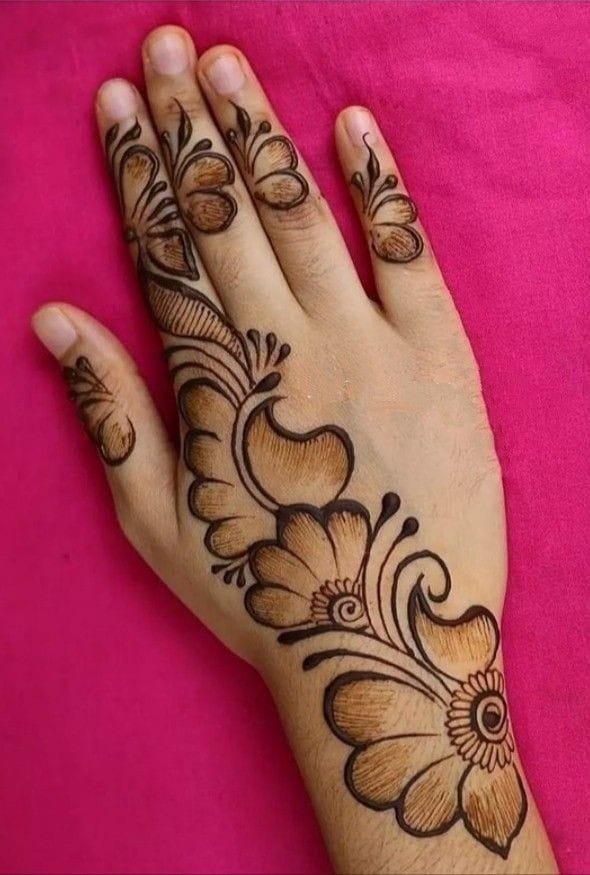 instagram mehandi design