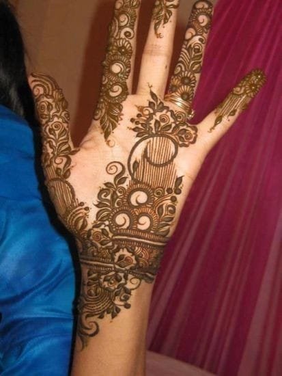 arabic mehndi design simple