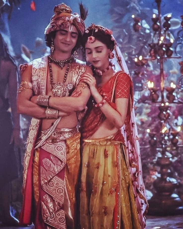 whatsapp dp radha krishna serial images