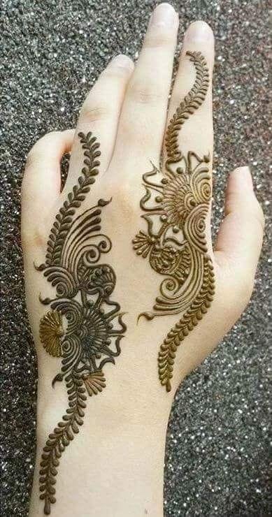 mehndi design easy and beautiful back hand