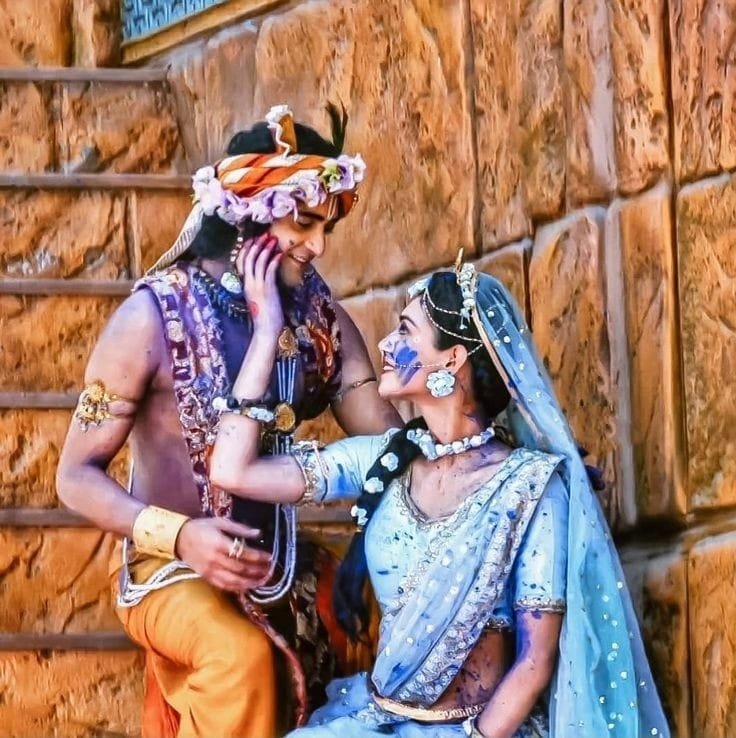 whatsapp dp radha krishna serial images