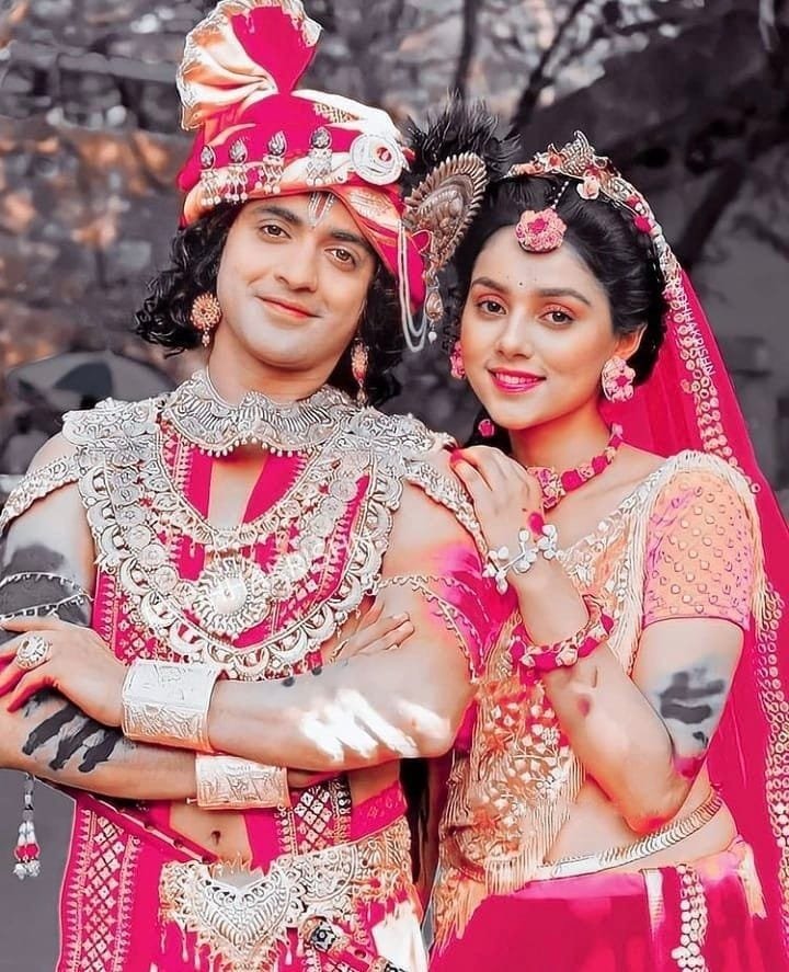 radha krishna images serial cast