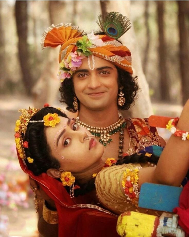 whatsapp dp radha krishna serial images