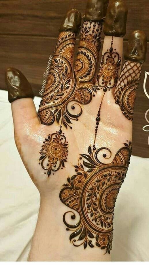 mehndi design front