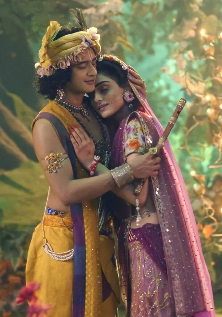 whatsapp dp radha krishna serial images