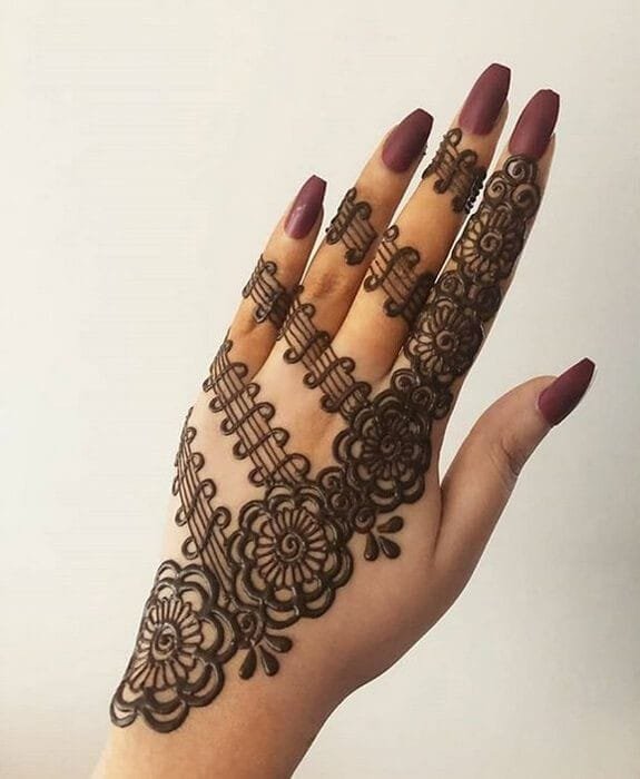 pair mehandi design