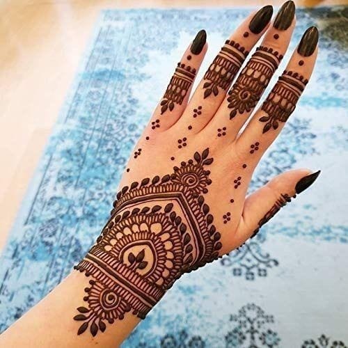 finger mehandi design