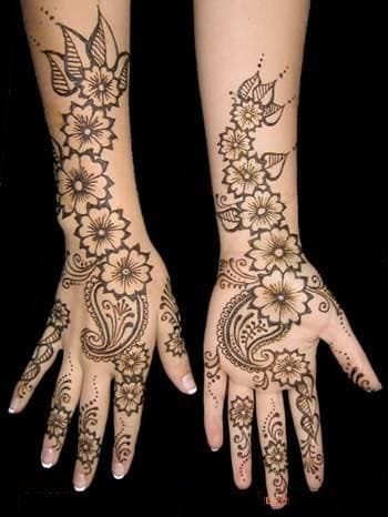 mehandi design simple back hand