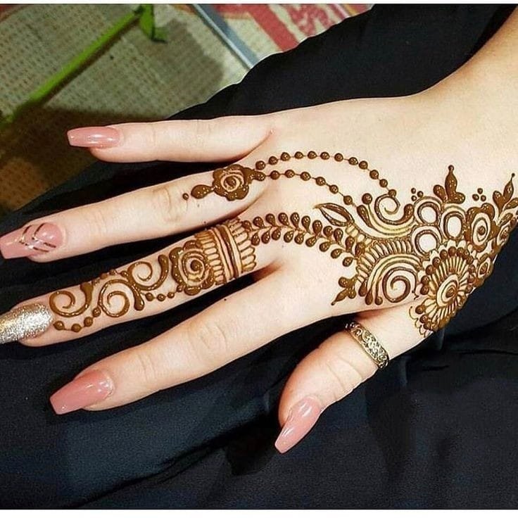 mehandi design front