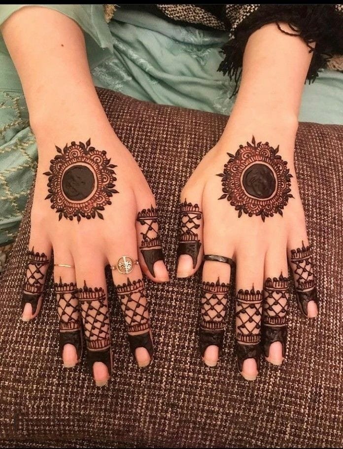 mehndi design arabic simple