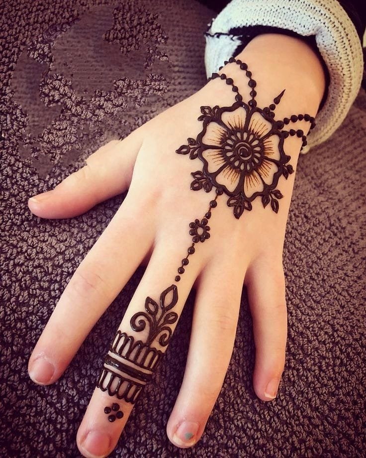 arabic mehndi design back hand