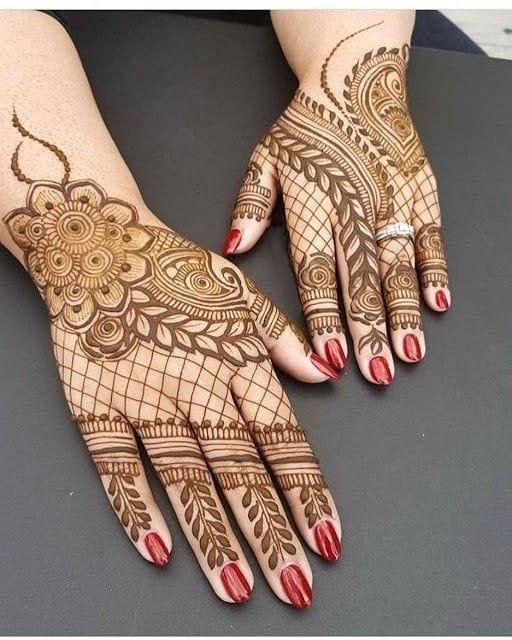 arabic mehndi design back hand