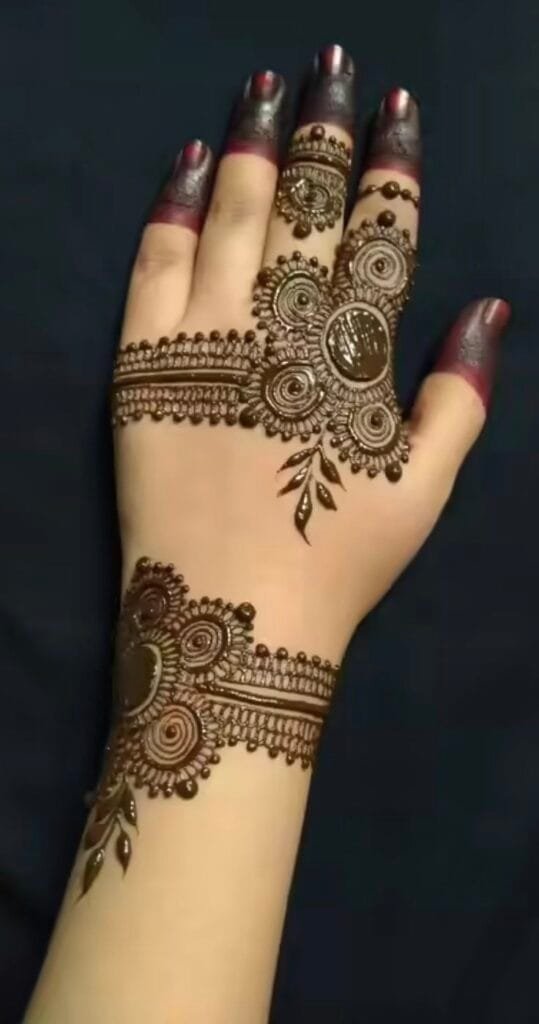 arabic mehndi design back hand