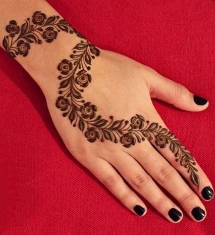 arabic mehndi design simple